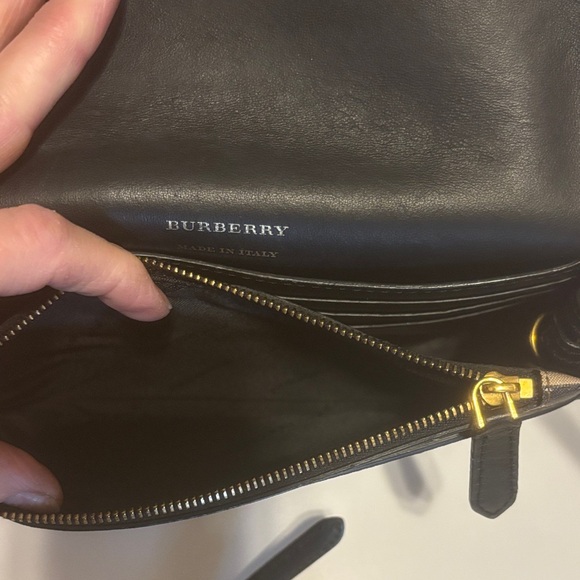 Burberry Brown and Black Plaid Crossbody Bag - Picture 5 of 8